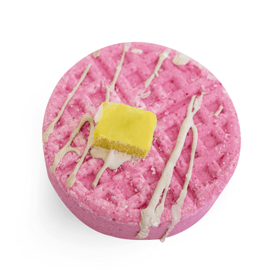 3.5 oz Cotton Candy Waffle Shaped Bath Bomb